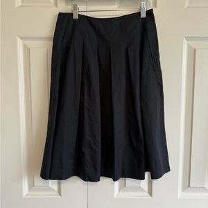 Banana Republic Black Midi Skirt